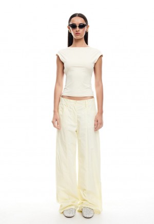 Pantalon Lioness Dawson Creme | España-WKMFN1425