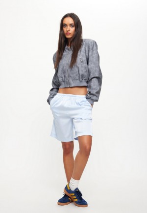 Short Lioness Island Culottes Azules Claro | España-VGJYF0386