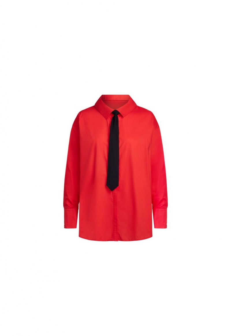 Camisa Lioness Valentino Tie Rojas | España-GLXVB8513