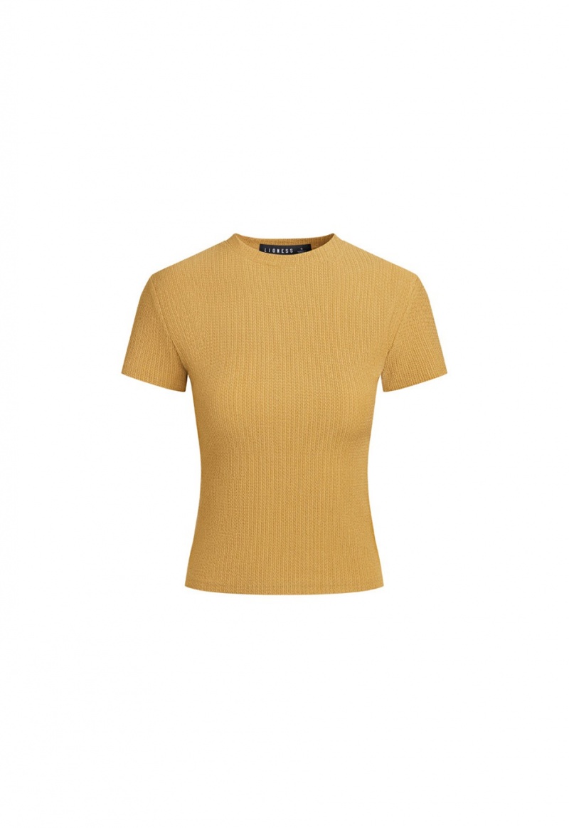 Camiseta Lioness Essential Amarillo | España-PJZNS8521