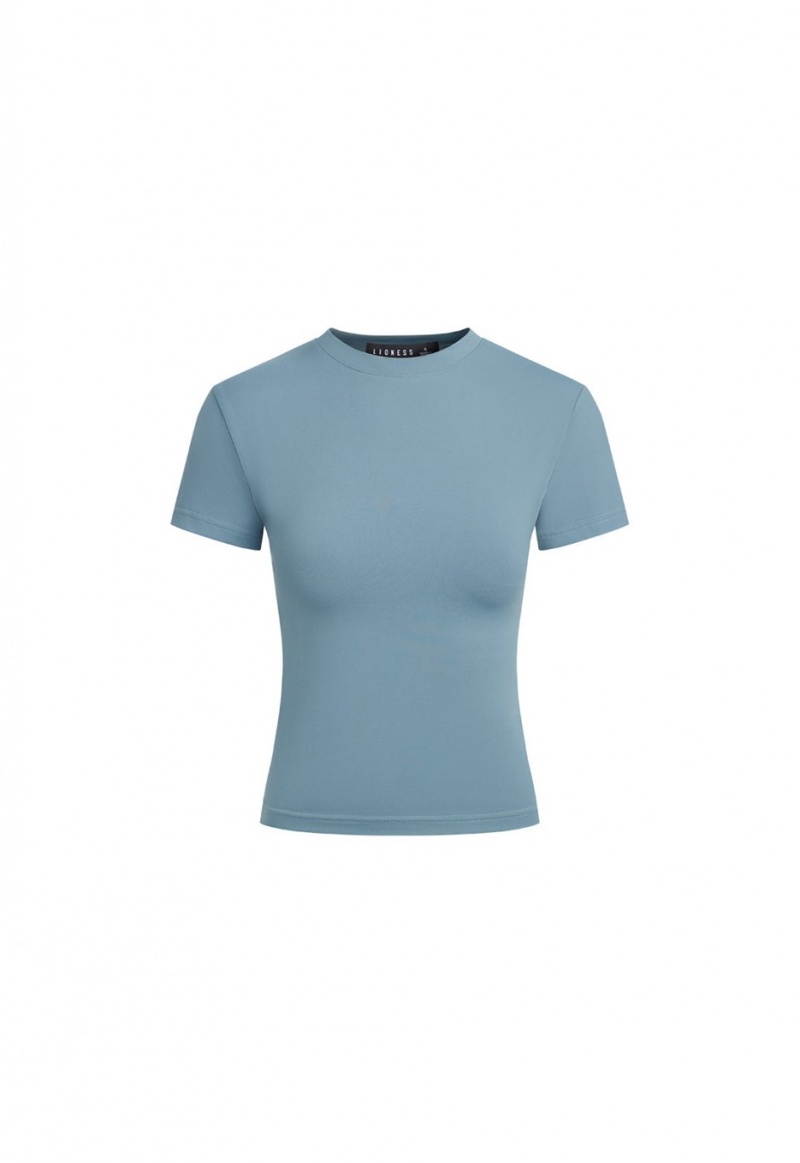 Camiseta Lioness Essential Azules | España-XMLBR3289