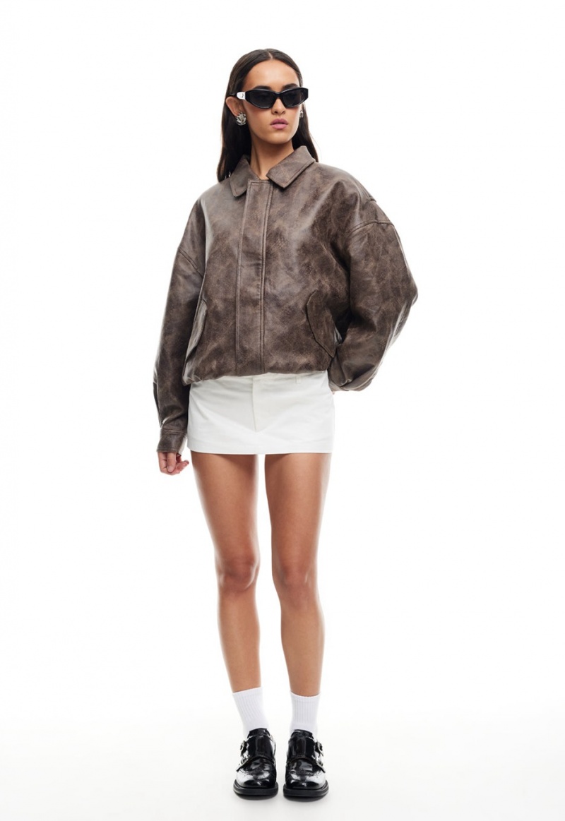 Chaqueta Bomber Lioness Kenny Chocolate | España-UTWZE7841