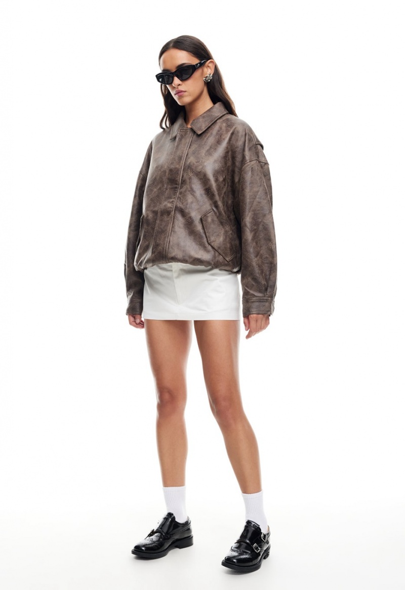 Chaqueta Bomber Lioness Kenny Chocolate | España-UTWZE7841