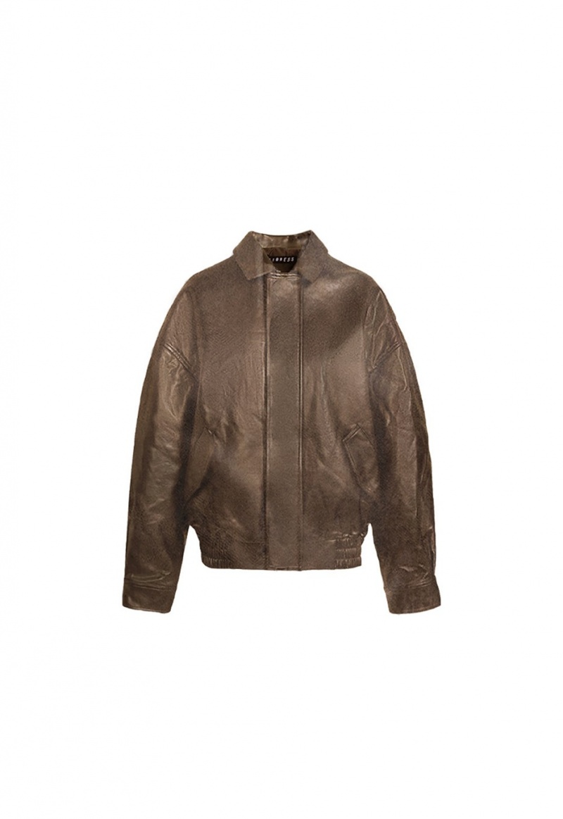 Chaqueta Bomber Lioness Kenny Chocolate | España-UTWZE7841