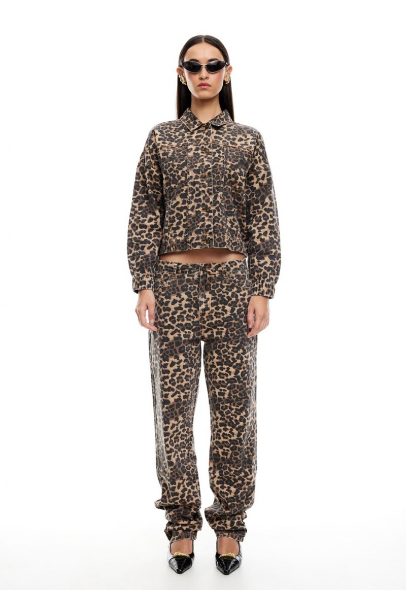 Chaquetas De Mezclilla Lioness Carmela Leopardo | España-BMTXC8460