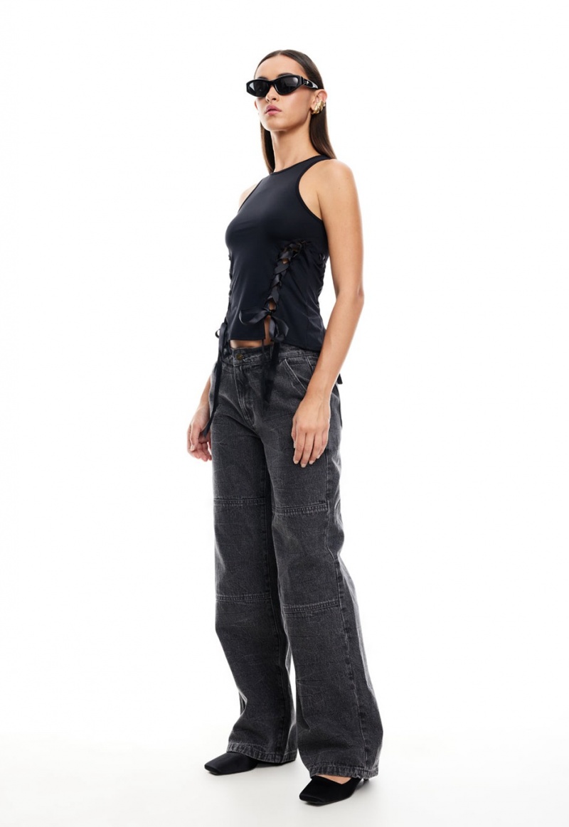 Jeans Lioness Freedom Negras | España-HDMEF2543