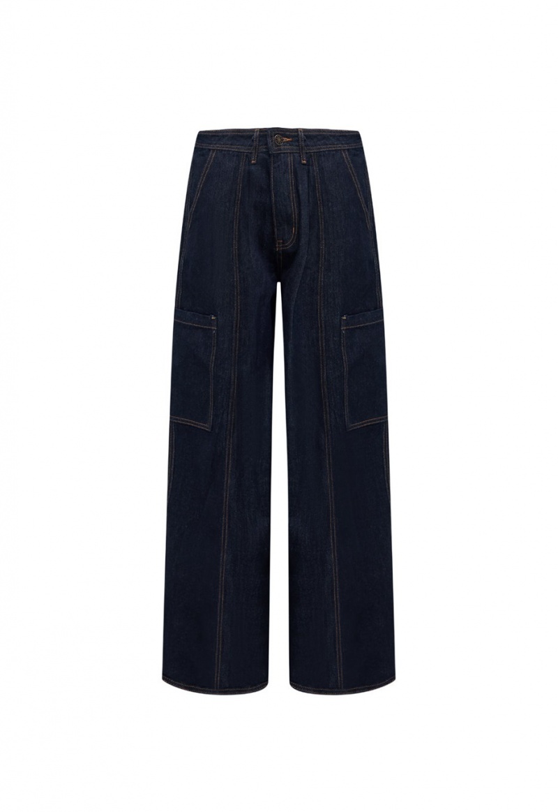 Jeans Lioness Veneda Baggy Azules Oscuro | España-CYEOD6317