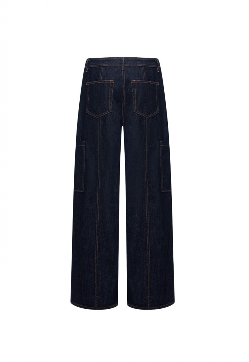 Jeans Lioness Veneda Baggy Azules Oscuro | España-CYEOD6317