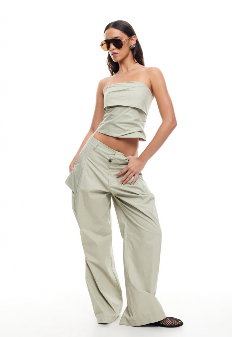 Pantalon Lioness Smokeshow Verde Claro | España-SXWNQ6038