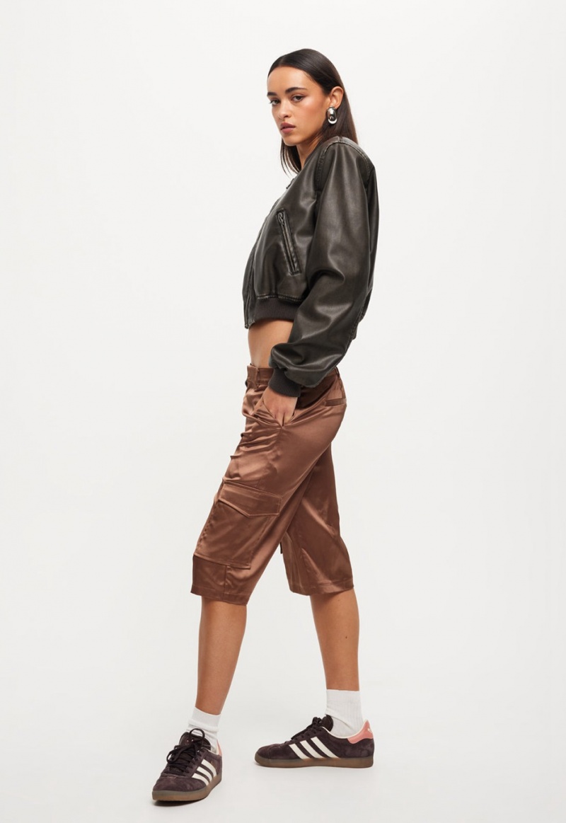 Short Lioness Aniston Culottes Marrones | España-LEOYA2907