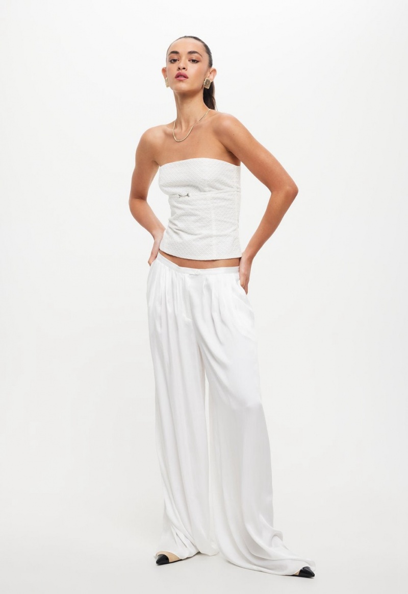 Top Lioness Allure Strapless Blancas | España-UKJBH6108